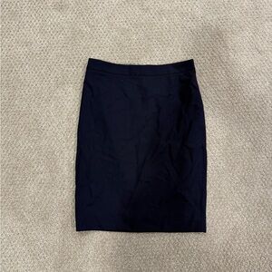 J. Crew Classic Navy Pencil Skirt